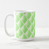 Mug Motif diamant matelassé vert (Gauche)