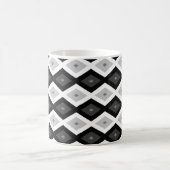 Mug Motif diamant noir, blanc et gris (Centre)