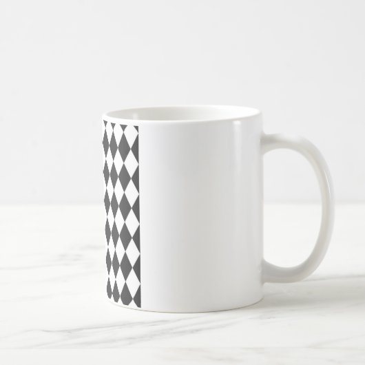Mug Motif diamant noir et blanc (Droite)