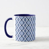 Mug Motif Diamants Bleus Harmony Diamond Blues (Gauche)
