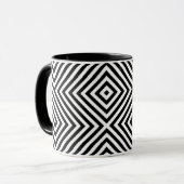 Mug motif d'illusion Carré 3d (Devant gauche)