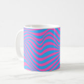 Mug Motif d'illusion optique vague (Devant gauche)