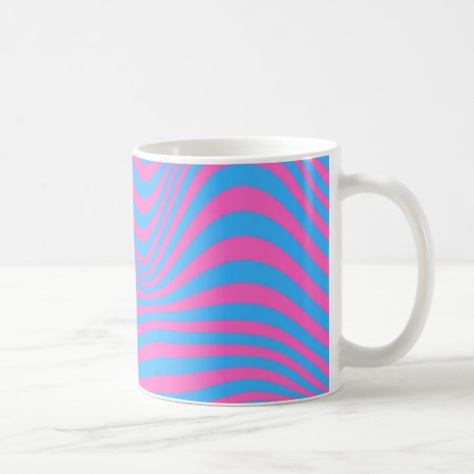 Mug Motif d'illusion optique vague (Droite)