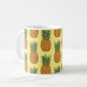 Mug Motif d'illustration abstrait pour ananas mignon (Devant gauche)