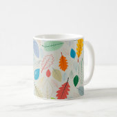 Mug Motif d'illustration Feuilles d'automne vintage (Devant droit)