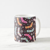 Mug Motif d'illustration sans couture avec chaussettes (Devant droit)