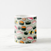 Mug Motif d'illustrations d'amusement de sushi (Centre)