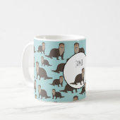 Mug Motif d'illustrations de mignon Otter (Devant gauche)