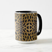 Mug Motif d'impression Cheetah (Devant droit)