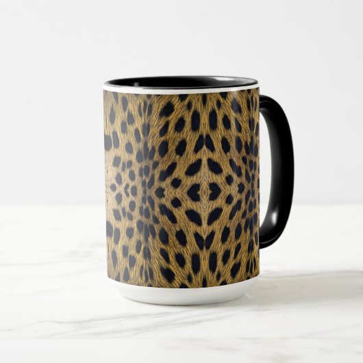 Mug Motif d'impression Cheetah (Devant droit)