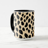 Mug Motif d'impression Cheetah (Devant gauche)