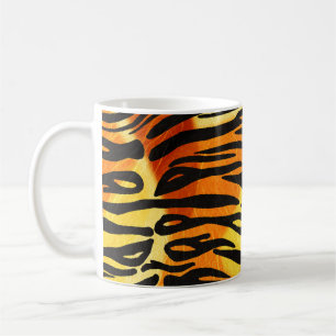 Mug Motif d'impression de fourrure de tigre rayée