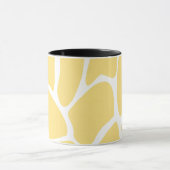 Mug Motif d'impression de girafe en jaune (Centre)