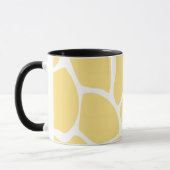 Mug Motif d'impression de girafe en jaune (Gauche)