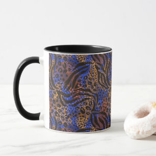 Mug Motif d'impression Leopard et Zebra