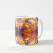Mug Motif d'incendie orange Abstrait (Devant droit)