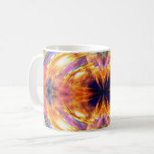 Mug Motif d'incendie orange Abstrait (Devant gauche)