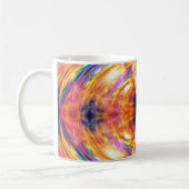Mug Motif d'incendie orange Abstrait (Gauche)