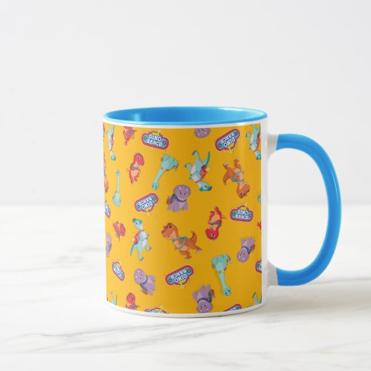 Mug Motif Dino Ranch sur Jaune (Droite)