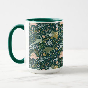 Mug Motif Dinosaur Vert
