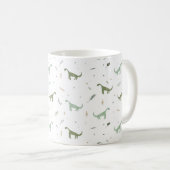 Mug Motif Dinosaure Vert (Devant droit)