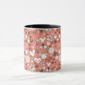 Mug Motif d'inséparables (Centre)