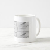 Mug Motif d'interférence de vague (Devant droit)