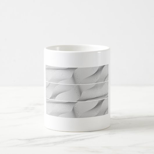 Mug Motif d'interférence de vague (Centre)