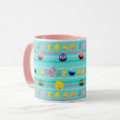 Mug Motif d'oeufs de Pâques de la rue Sesame (Devant gauche)
