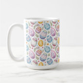 Mug Motif d'oeufs de Pâques pastel (Gauche)
