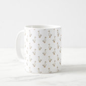 Mug Motif d'oie blanche mignonne (Devant gauche)