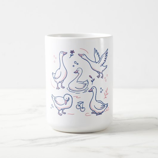 Mug Motif d'oie drôle (Centre)