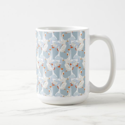Mug Motif d'oies blanches (Droite)