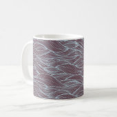 Mug motif d'onde Abstrait (Devant gauche)