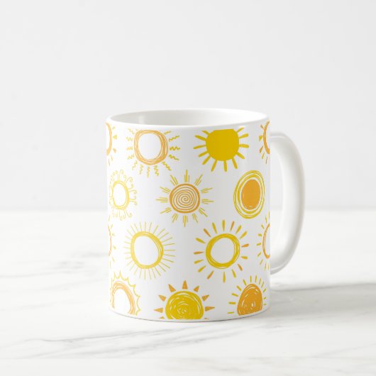 Mug Motif Doodle  (Devant droit)