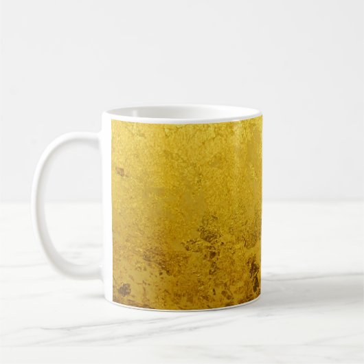 Mug Motif d'OR/feuille d'or PURS (Gauche)