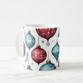 Mug Motif d'ornement festif (Devant gauche)
