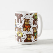 Mug Motif d'ours en peluche (Devant droit)