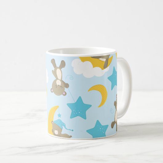 Mug Motif D'Ours, Mignonnes Ours, Nounours, Étoiles (Devant droit)