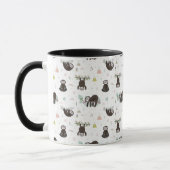 Mug Motif doux somnolent de paresse (Gauche)