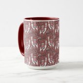 Mug Motif drôle de lamas (Devant gauche)
