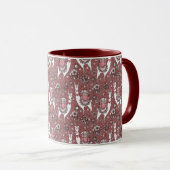 Mug Motif drôle de lamas (Devant droit)