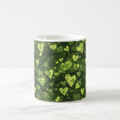 Mug Motif du coeur vert (Centre)