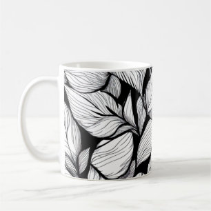 Mug Motif du congé noir et blanc