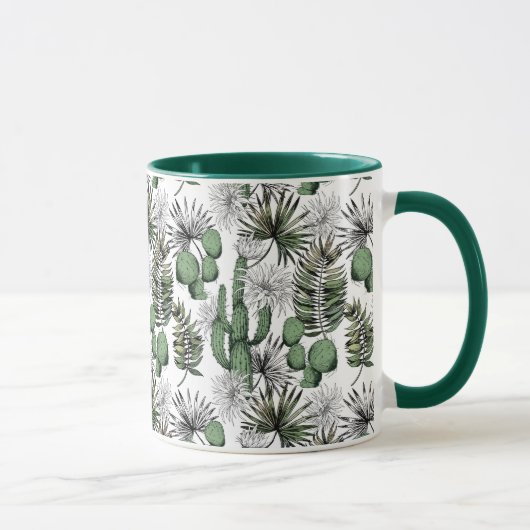 Mug Motif du désert de Cactus (Droite)