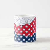 Mug Motif du drapeau américain Red White & Blue Stars (Centre)