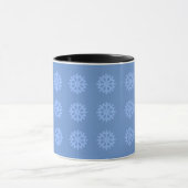 Mug Motif du festival d'hiver Blue Snowflake (Centre)