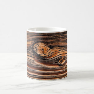 Mug Motif du grain de bois