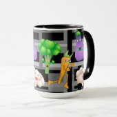 Mug Motif du jardin (Devant droit)