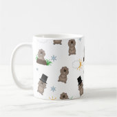 Mug Motif du jour de la marmotte (Gauche)